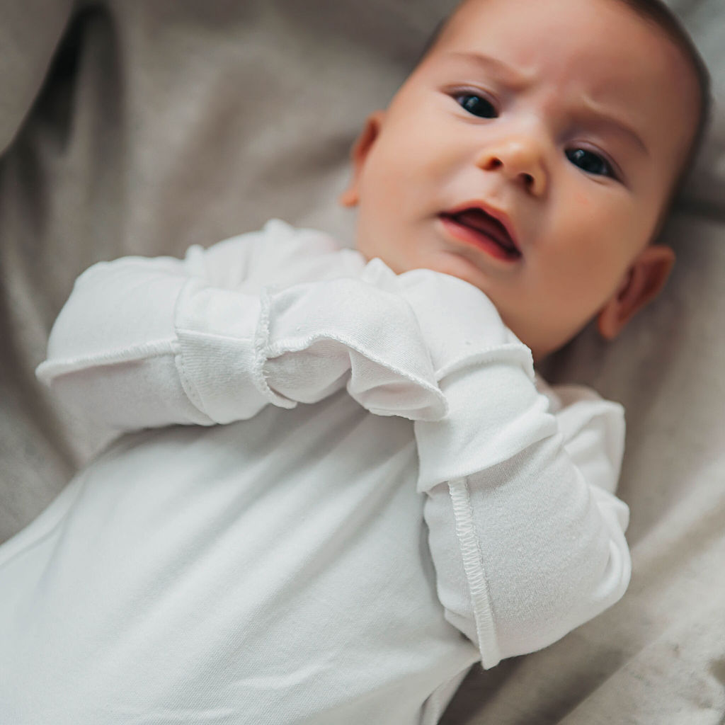 Варежки-царапки Молоко 2 пары 0+ - Bungly фото 2