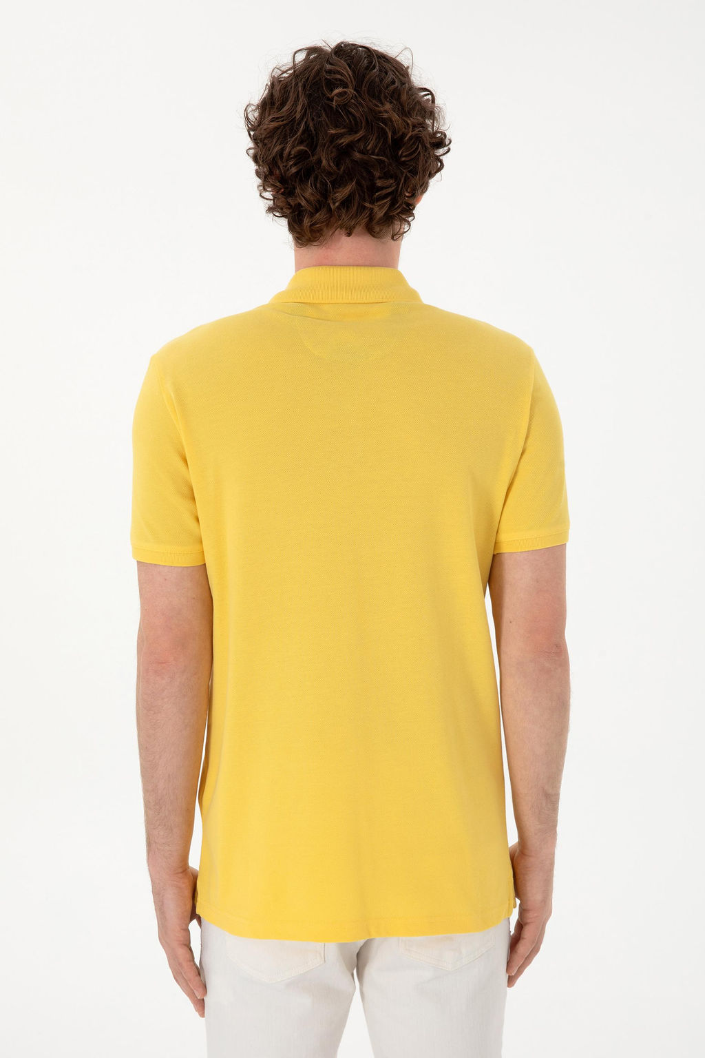 Erkek Slim Fit Polo Yaka A__k Mavi Basic Ti__rt Sepette S_rpriz _ndirim - U.s. polo assn фото 5