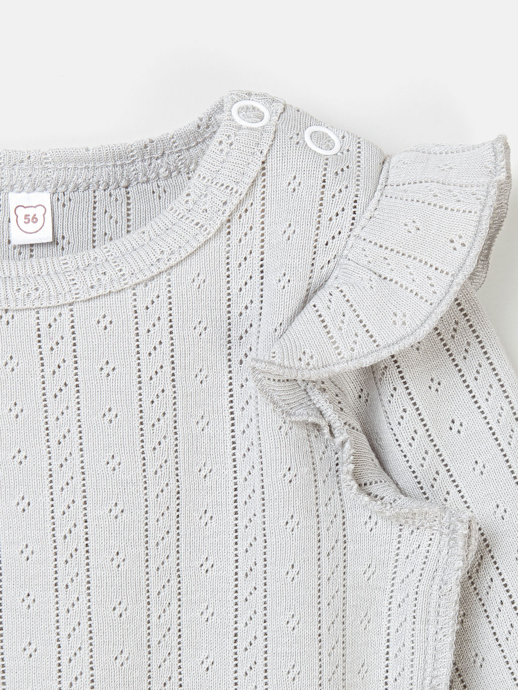 Боди с крылышками Жемчуг из ажурного хлопка 0+ - Bungly фото 2