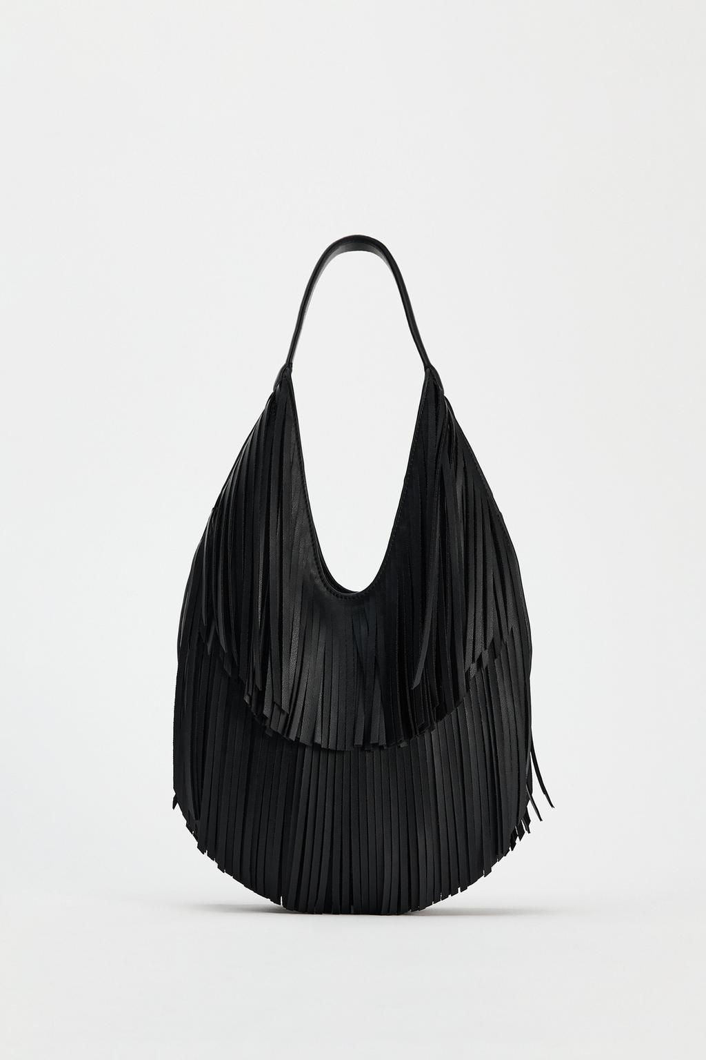 FRINGED TOTE BAG - Zara фото 7