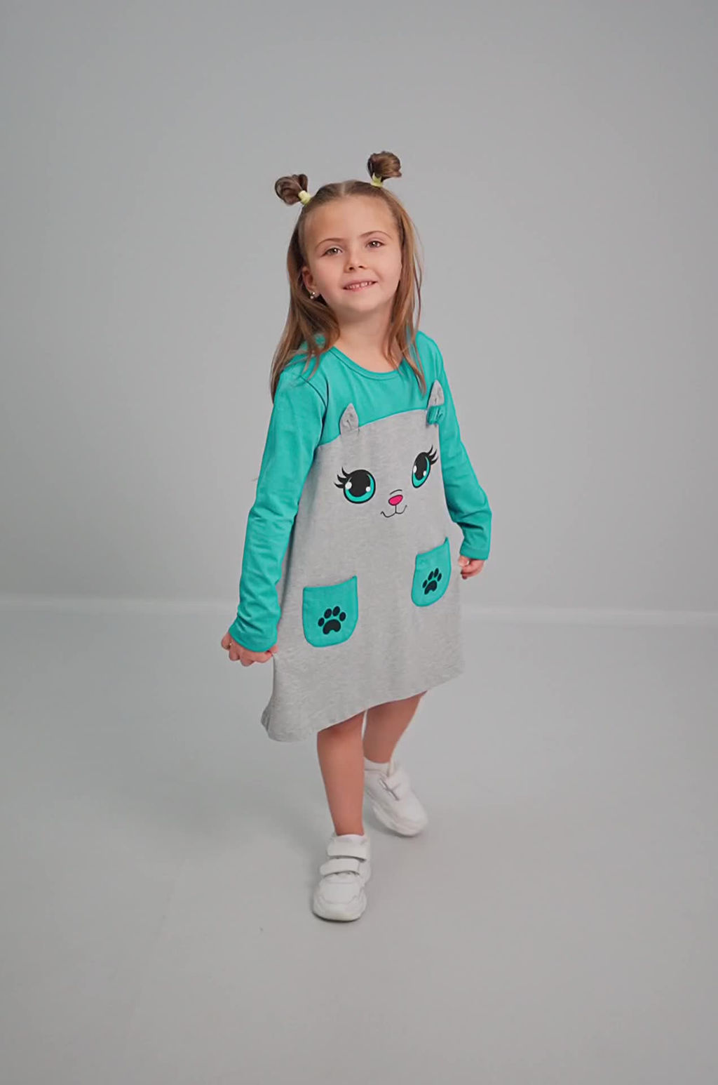 Хлопковое платье для девочки Happyfox - Happy fox фото 2