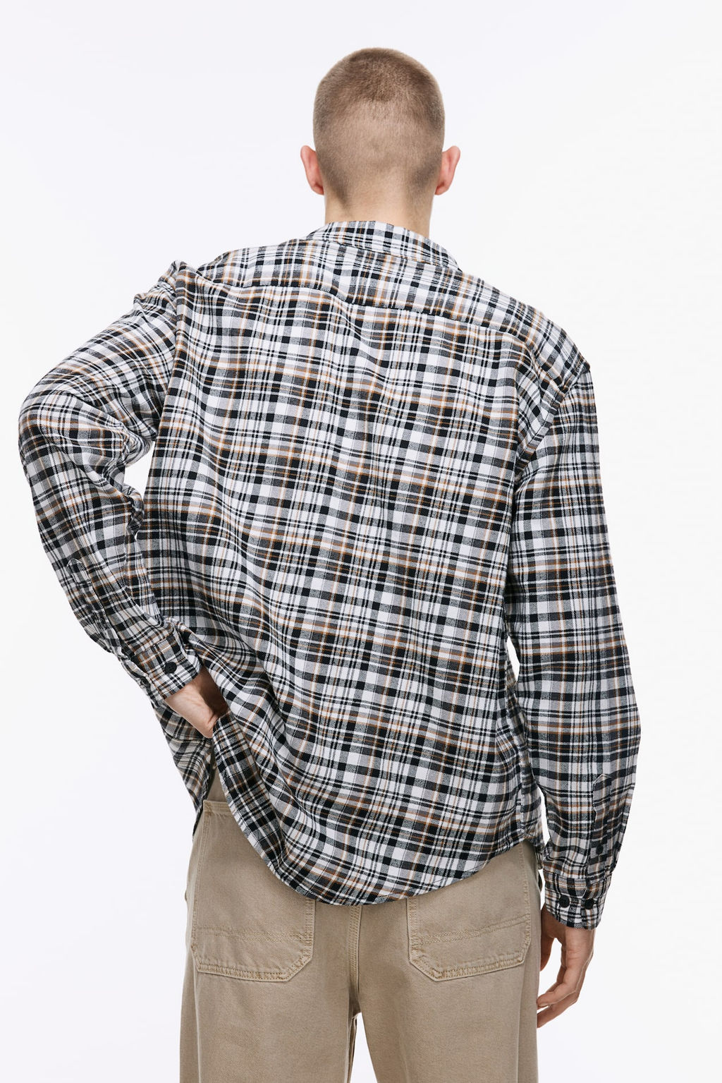 Camisa de franela Loose Fit - H&m фото 4