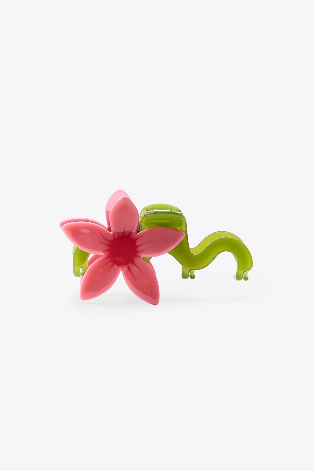 FLOWER HAIR CLIP - Zara фото 8