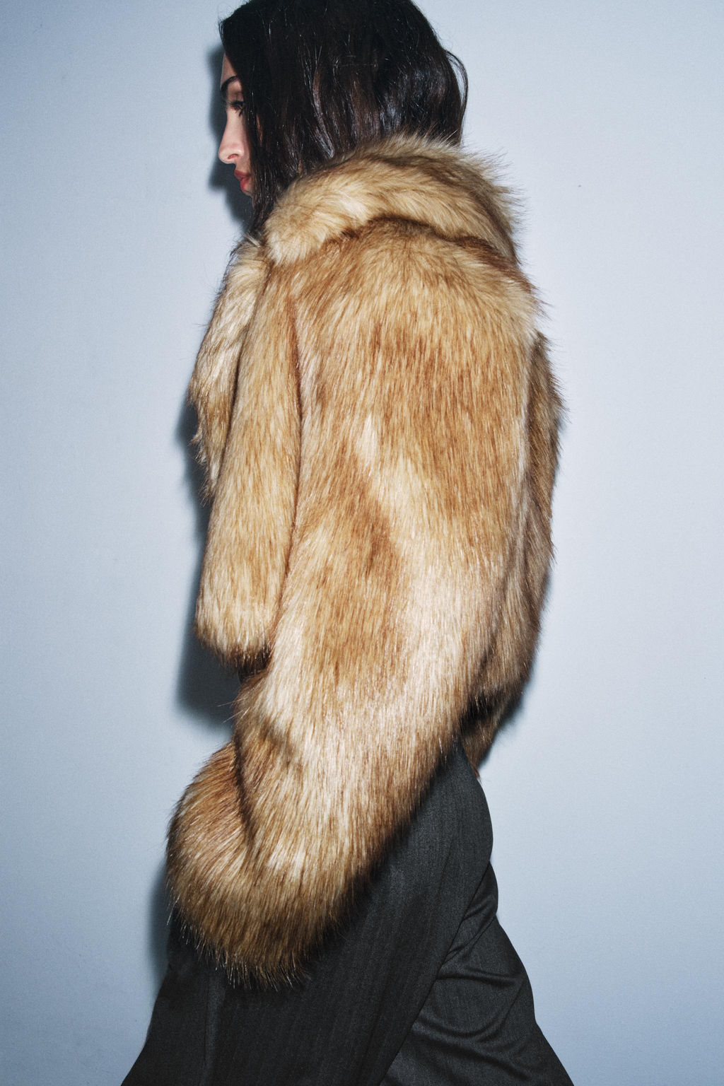 SHORT FAUX FUR JACKET ZW COLLECTION