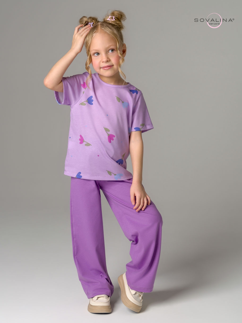 Костюм Лето сиреневый колокольчик-сирень - Sovalina фото 12