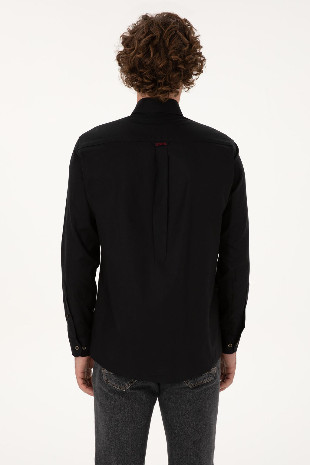 Erkek Siyah Uzun Kollu Basic G_mlek Sepette S_rpriz _ndirim - U.s. polo assn фото 12