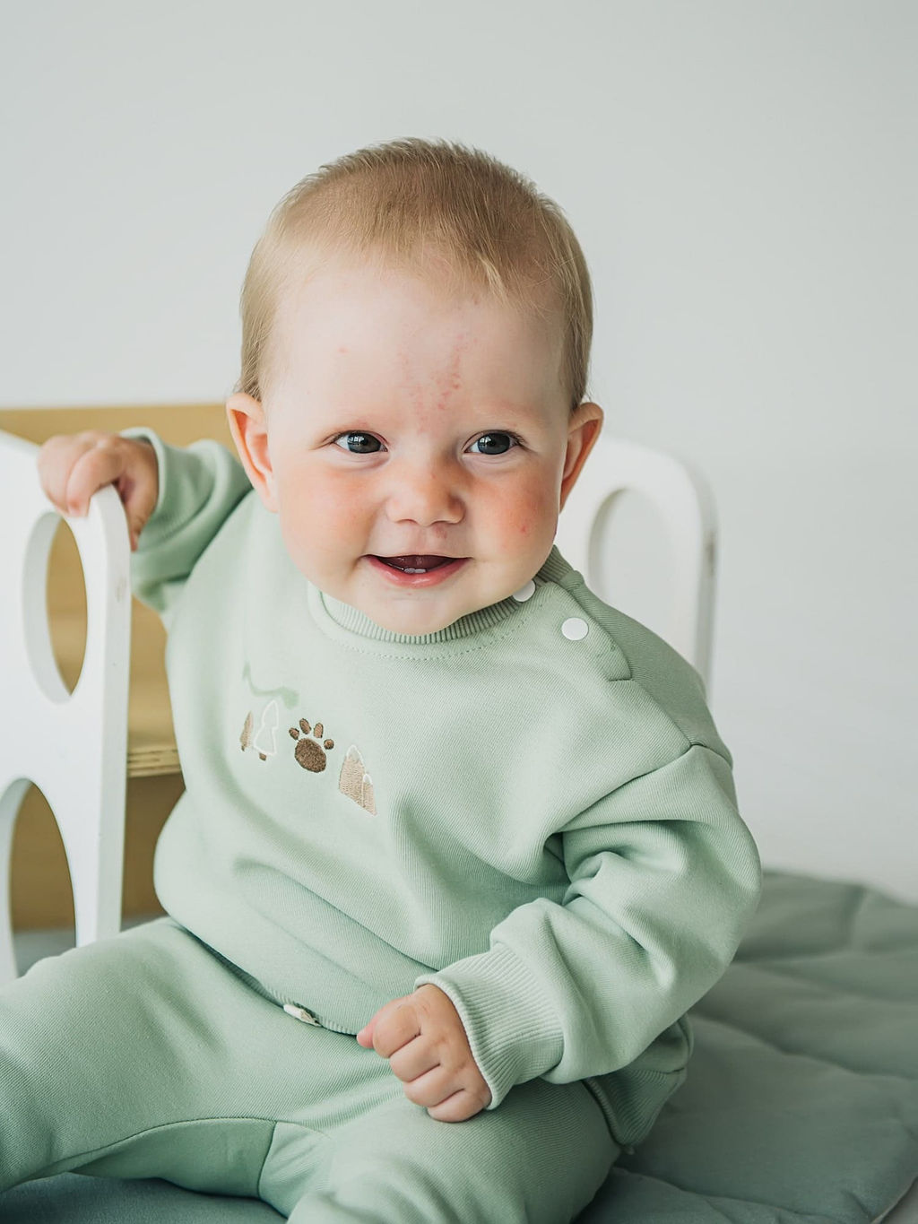 Свитшот Шалфей утепленный 0+ - Bungly фото 4