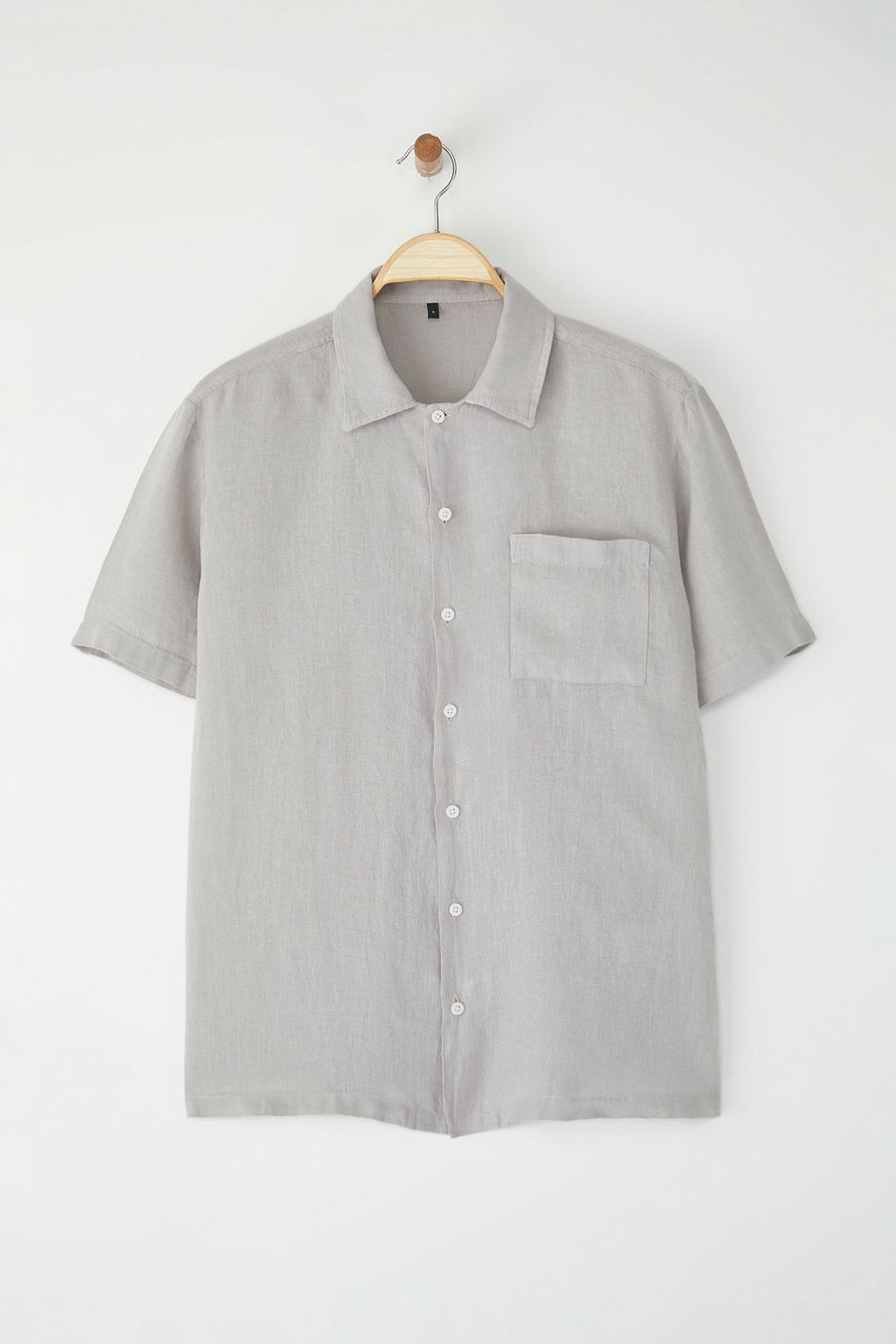 TRENDYOL MAN Beyaz Limited Edition %100 Keten Regular Fit Gomlek TMNSS25GO00056 - Trendyolmilla фото 6
