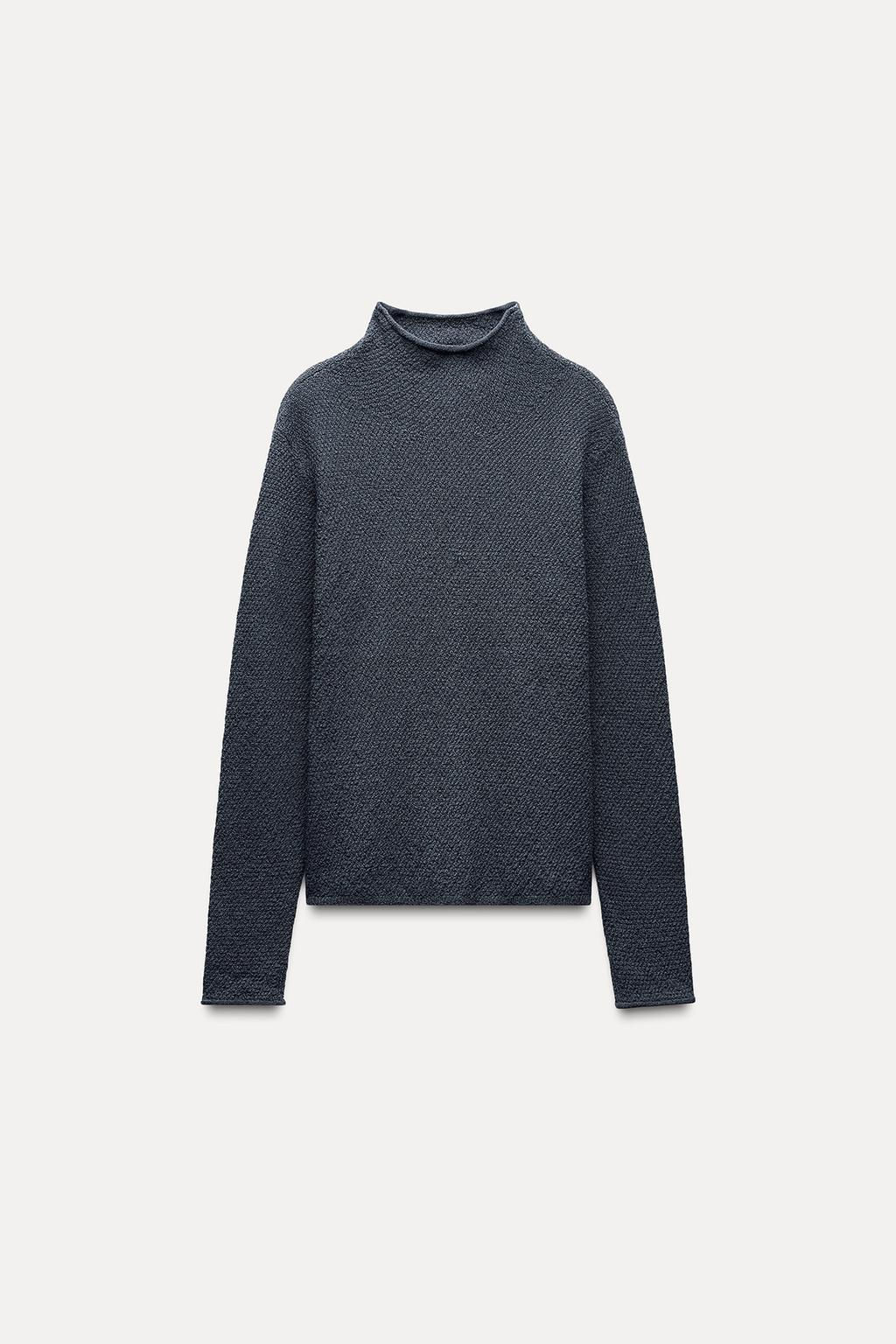 MOCK NECK KNIT TOP - Zara фото 3