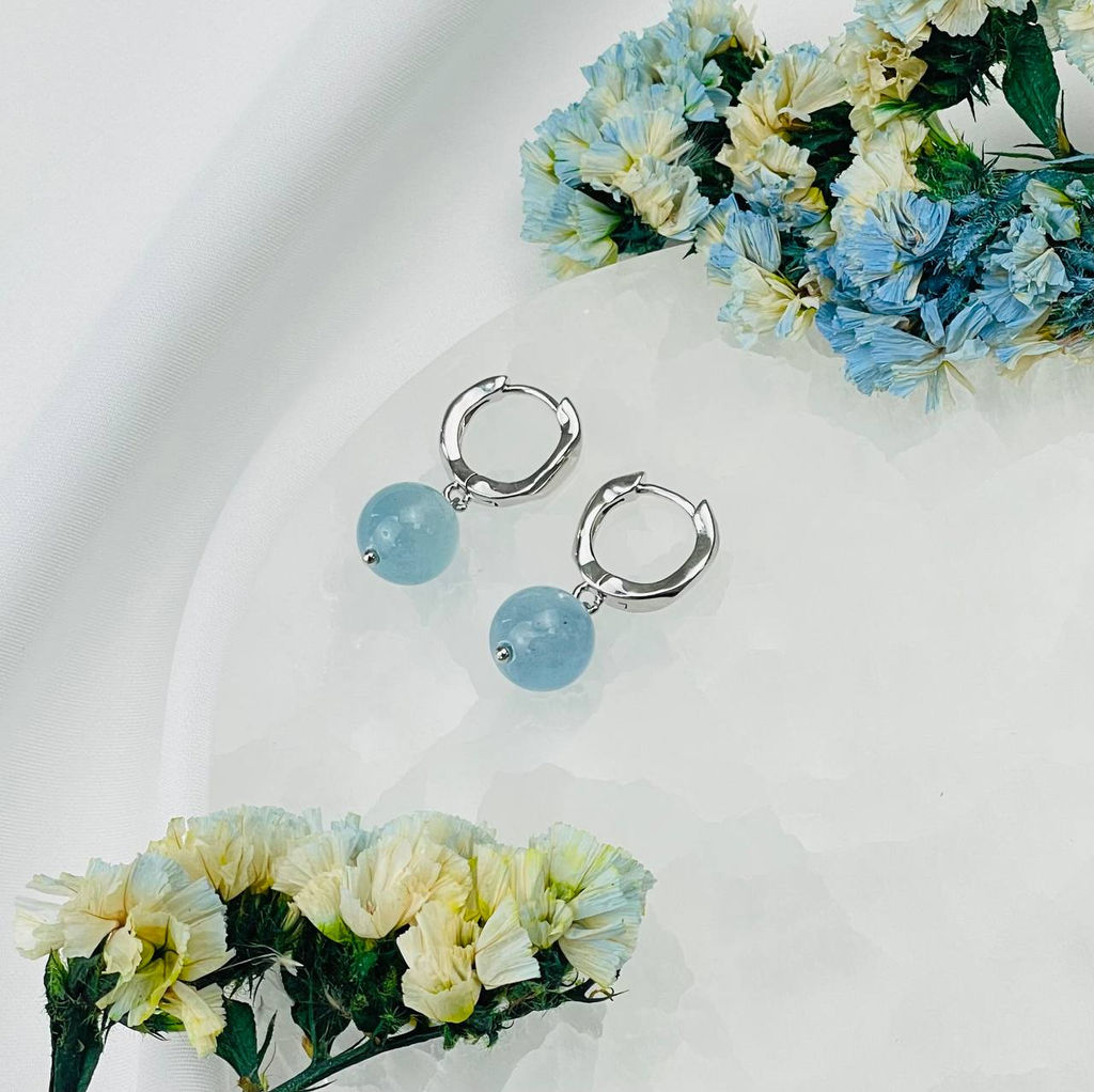 Серьги из Аквамарина