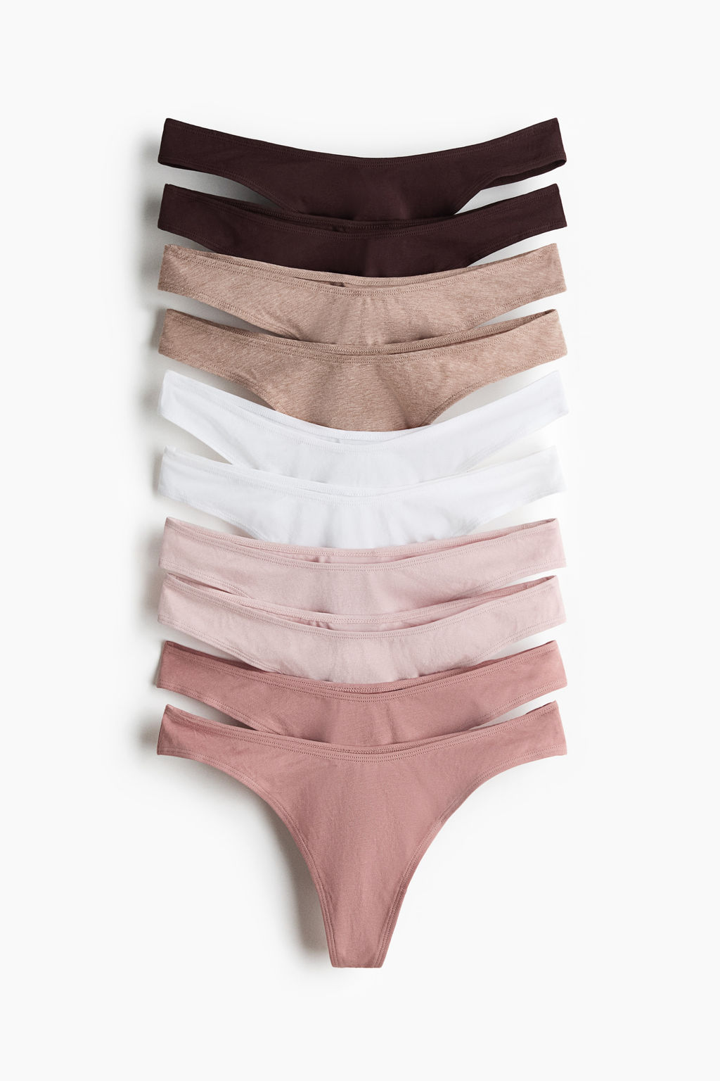 Pack de 10 bragas thong de algod?n - H&m фото 2