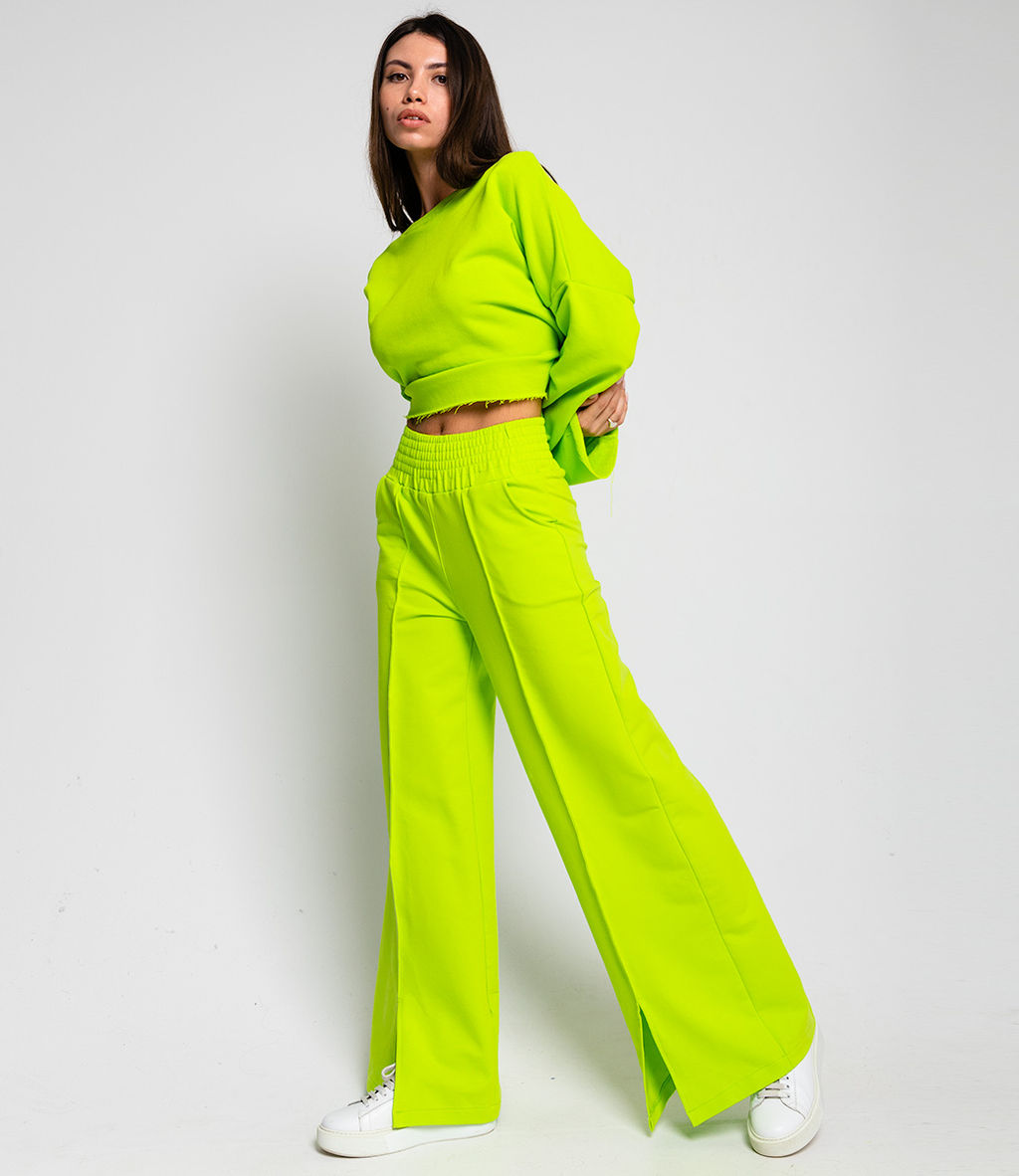 Спортивные брюки #ОБШ1726, салатовый