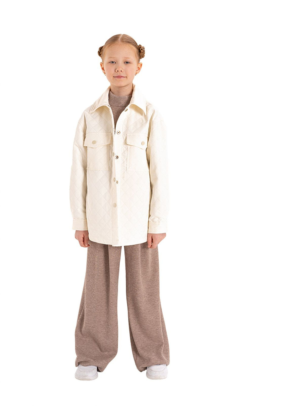 Брюки для девочки О66580 - Карамелли фото 2