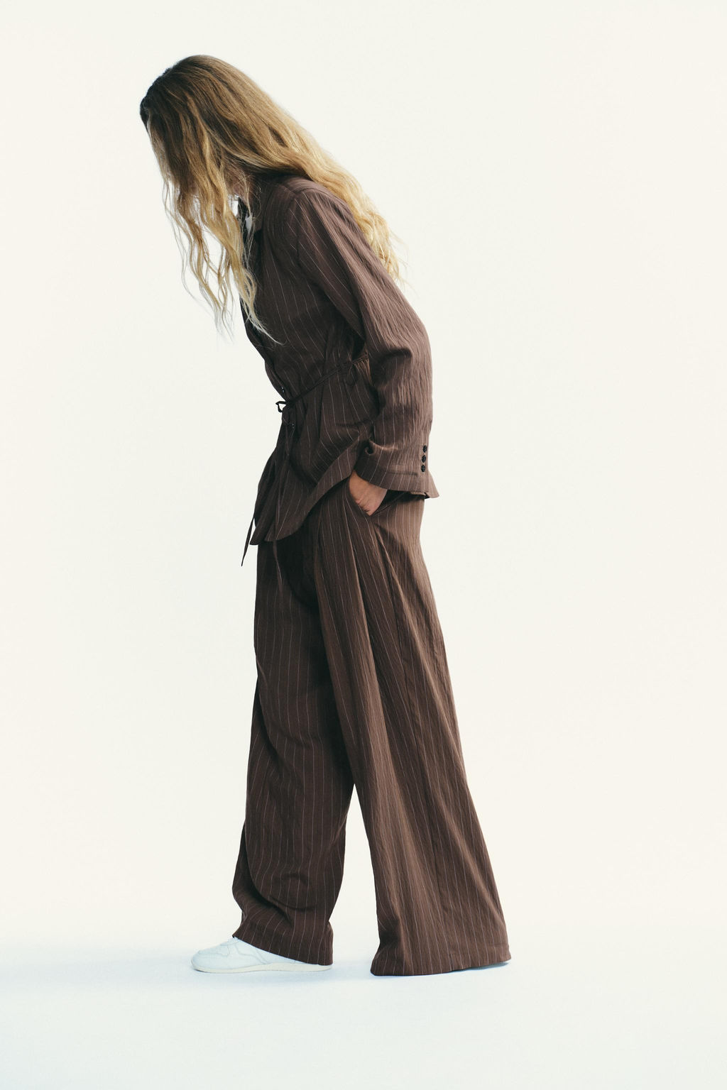 DOUBLE PLEAT TROUSERS WITH FLAPS