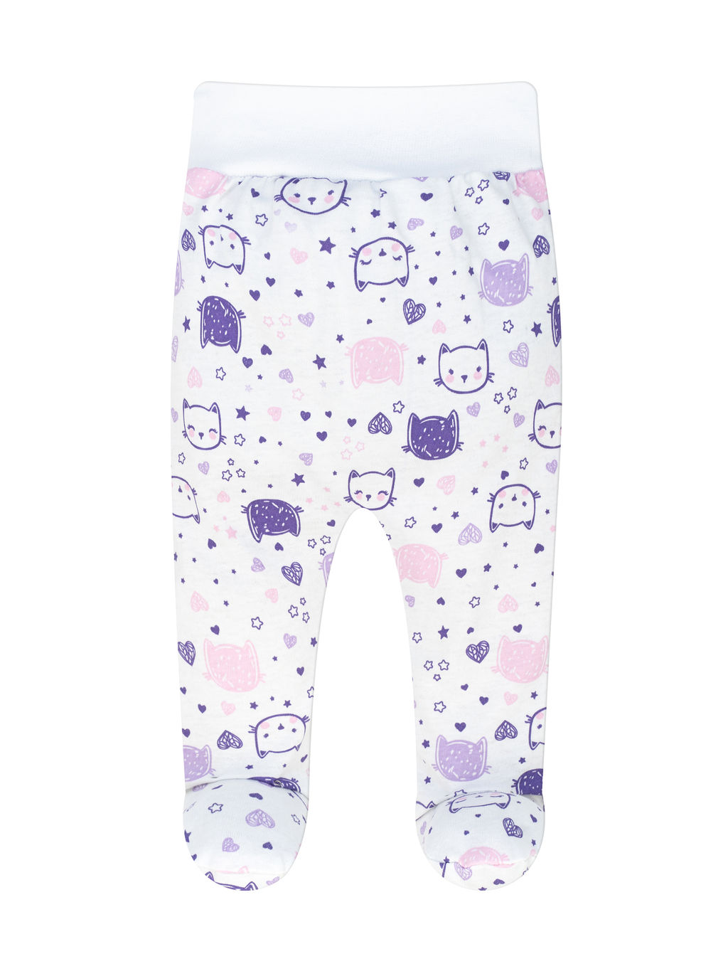 Ползунки короткие ползунки белые принт китти