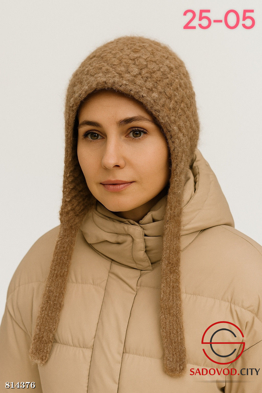 Шапка женская двойная (сезон осень-зима) - Bruno фото 3