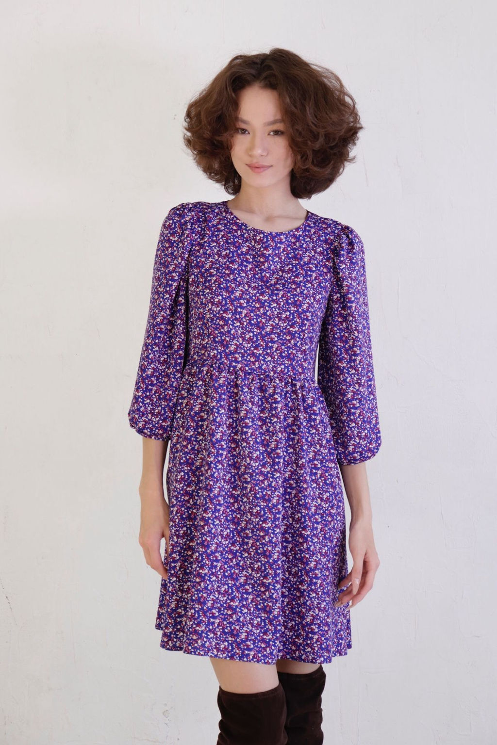 Платье с присборенной юбкой - Martichelli фото 6