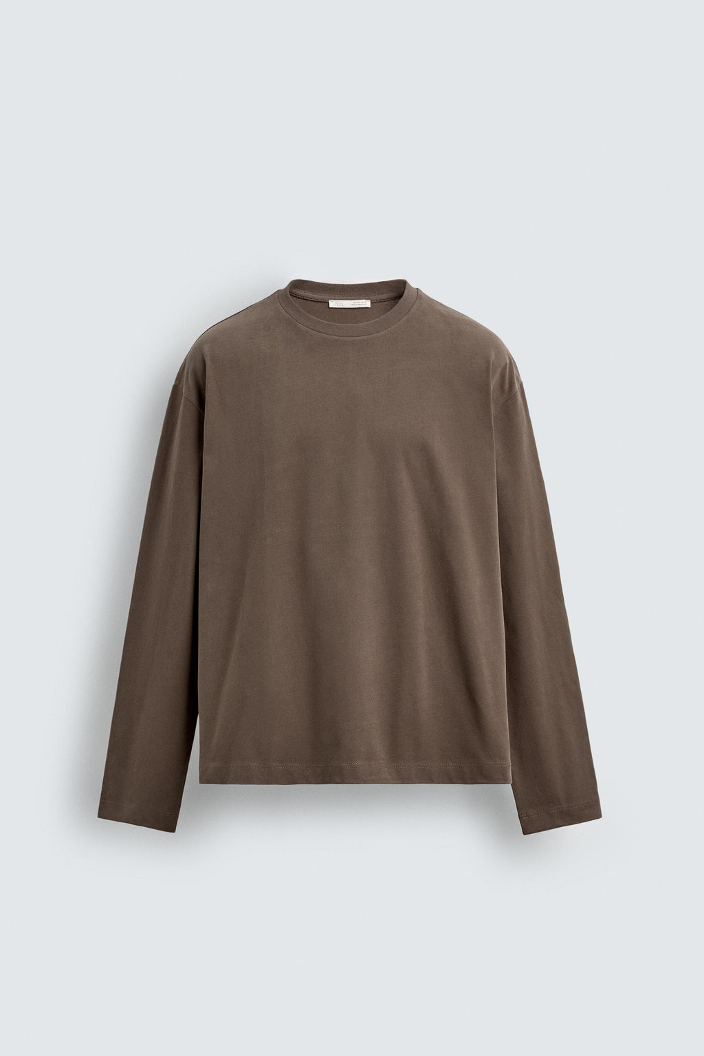 WASHED LONG SLEEVE T-SHIRT - Zara фото 5