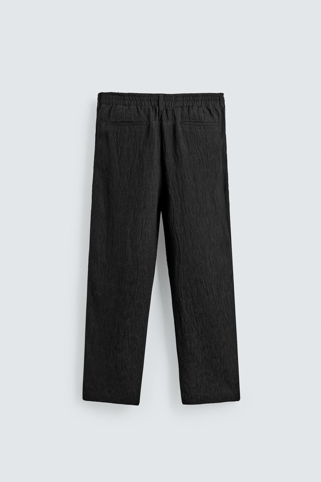 REGULAR FIT TROUSERS WITH IRREGULAR TEXTURE - Zara фото 8