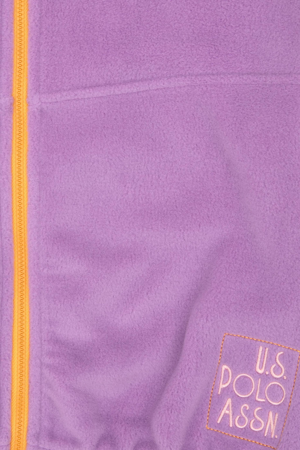 K_z _ocuk Lila Fermuarl_ Polar Sweatshirt Sepette S_rpriz _ndirim - U.s. polo assn фото 3