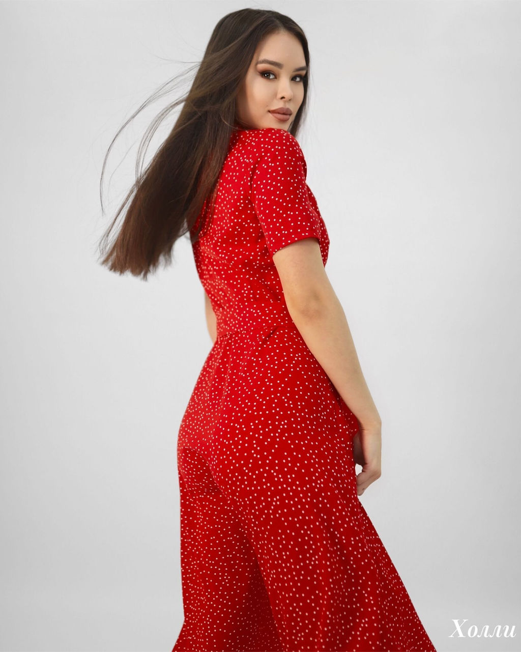 Платье Холли (красный) - Nadi bordo фото 8