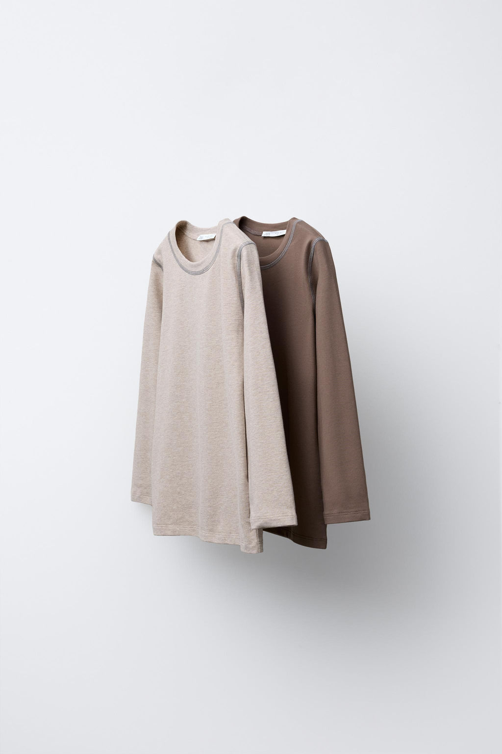 2-PACK OF OVERLOCK CONTRAST T-SHIRTS