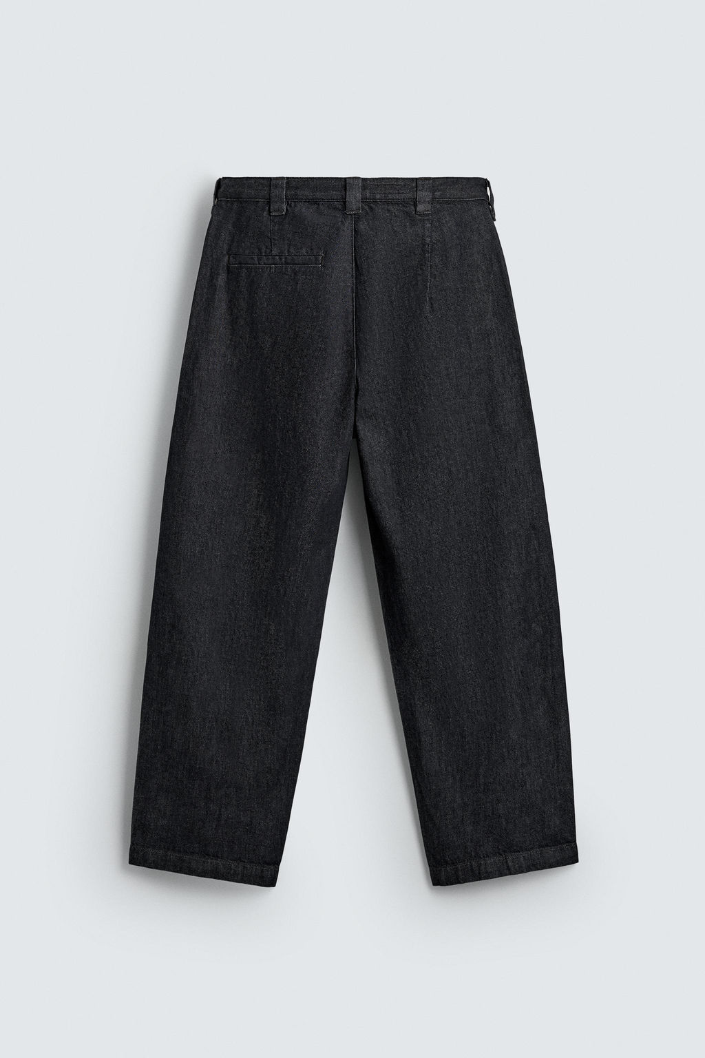 BARREL FIT DENIM CHINO TROUSERS - Zara фото 18