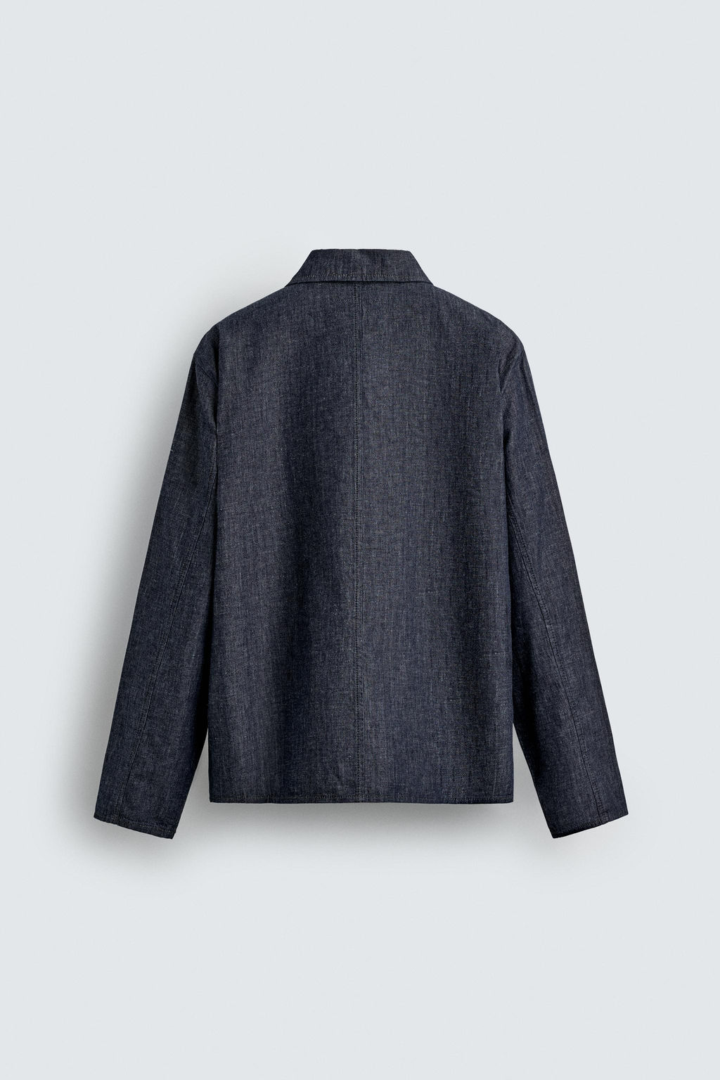 SOBRECAMISA DENIM RELAXED FIT / Azul / ?ndigo - Zara фото 8