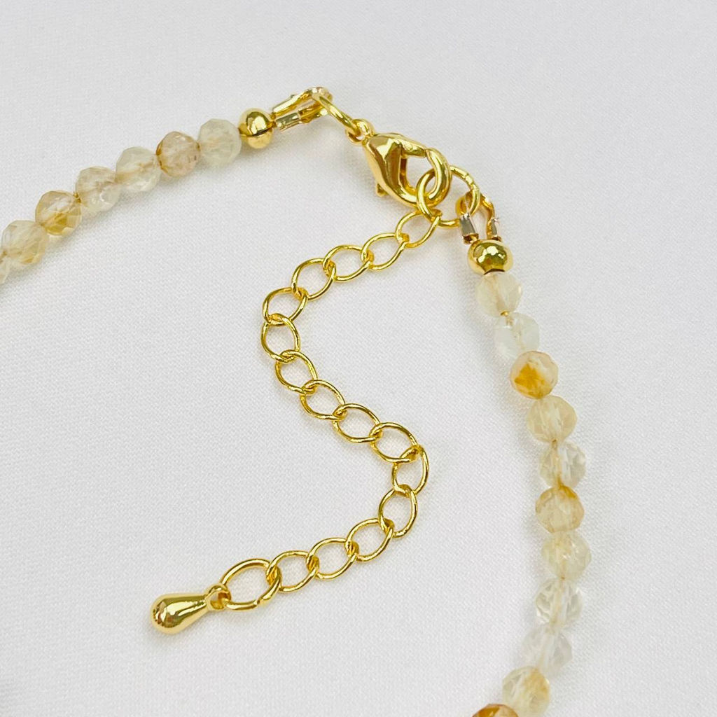 Браслет из Цитрина и Тигрового глаза - Радуга самоцветов фото 4