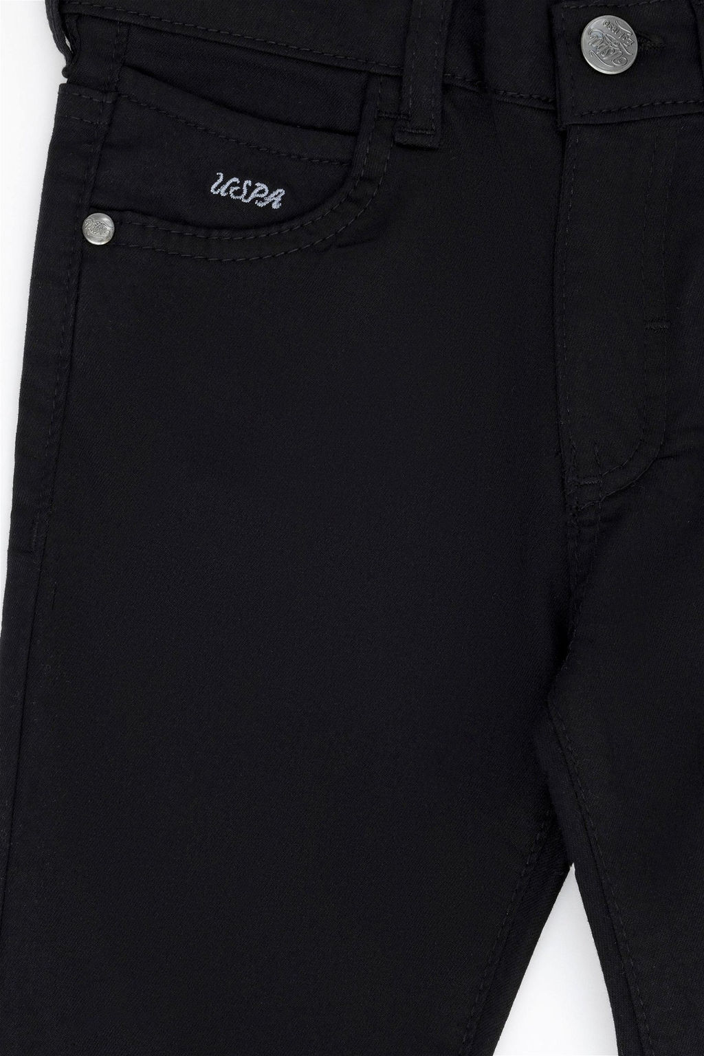 U. S. Polo Assn Черные брюки из плотной ткани для девочек - U.s. polo assn фото 4