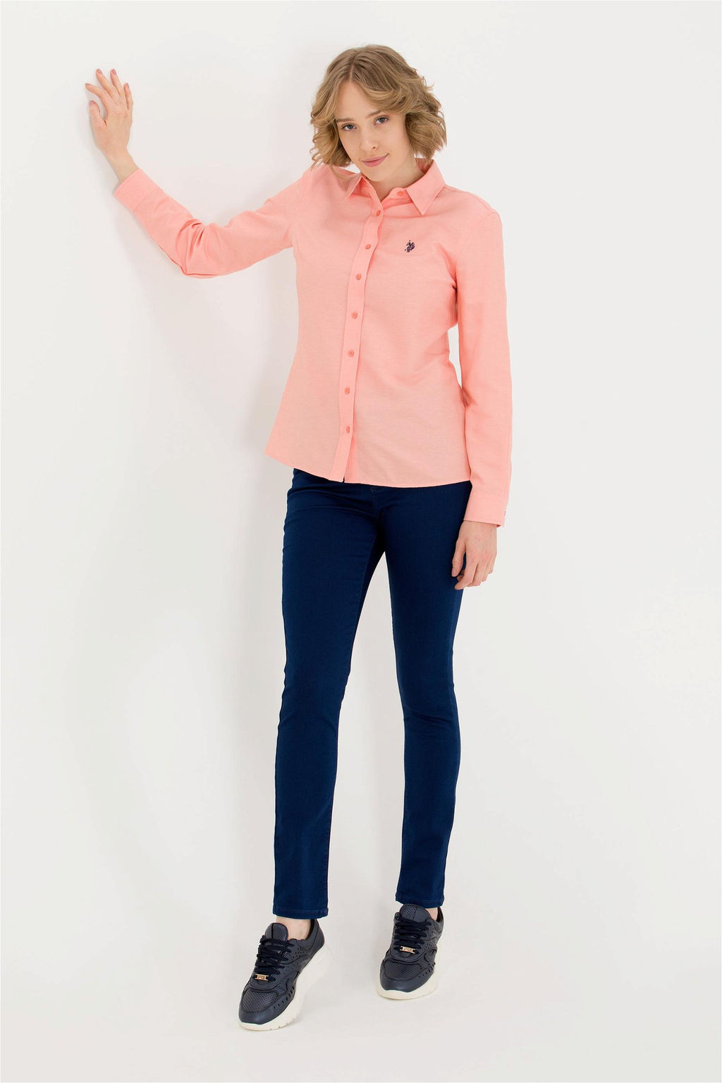 Женские синие джинсовые брюки - U.s. polo assn фото 10