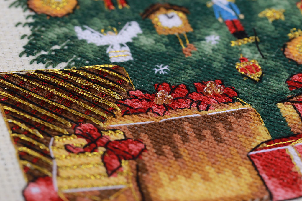 Набор для вышивания PANNA Золотая серия PR-7257 Викторианская елка 20 х 25 см