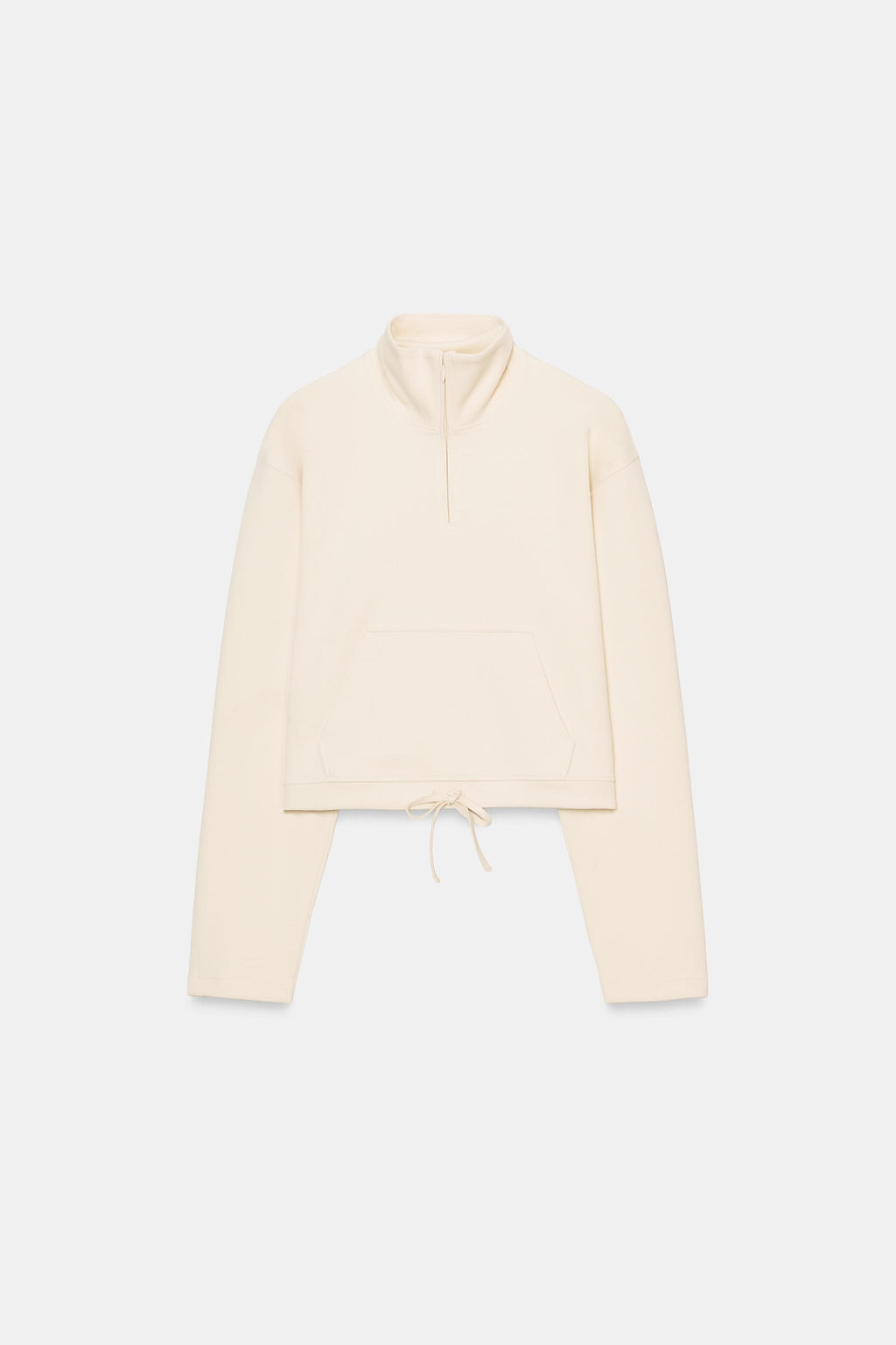 SUDADERA POLO INTERLOCK / Mantequilla - Zara фото 3