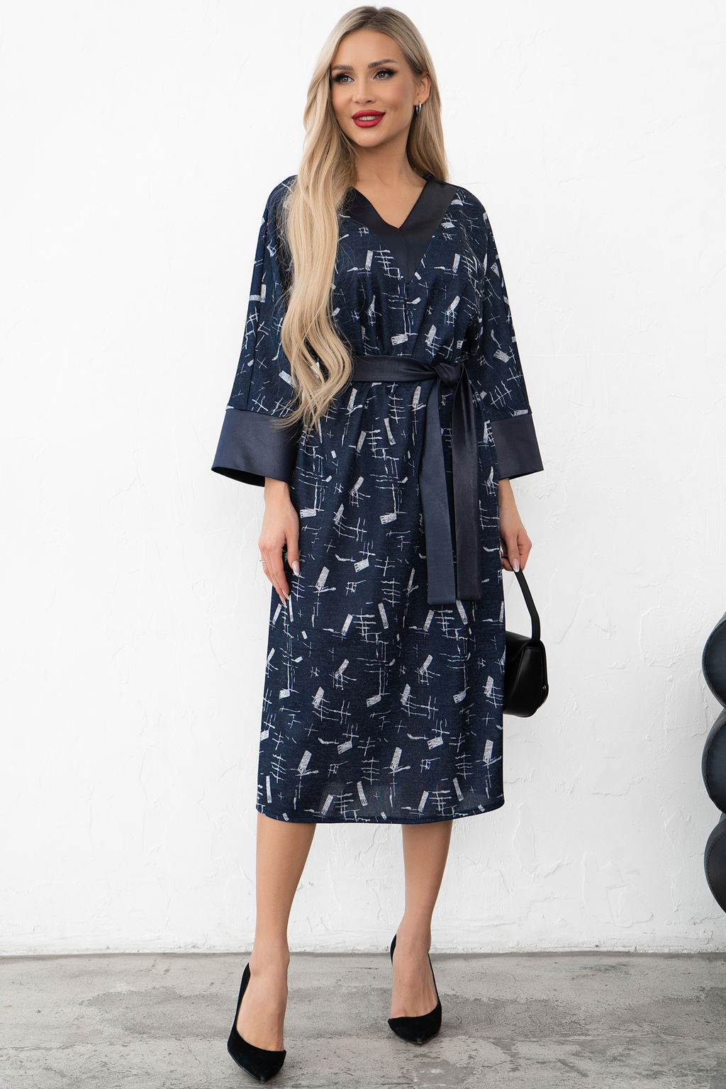 Платье Леди (синий) Р11-2013/2 - Николь фото 2