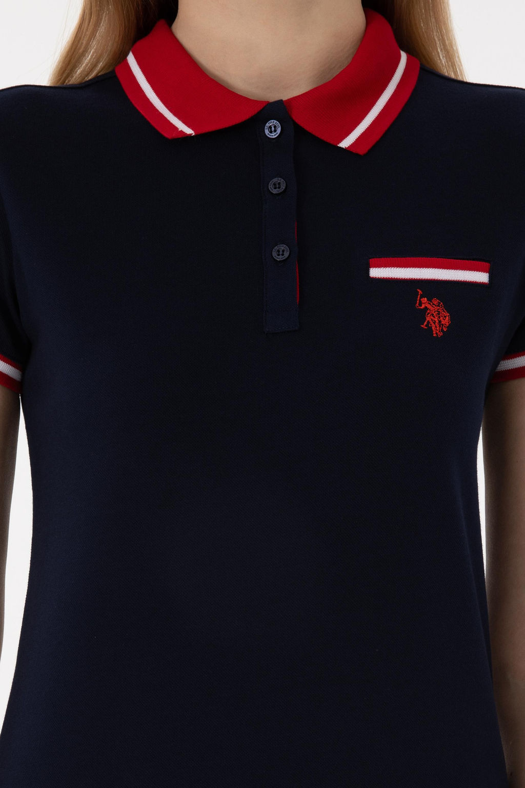 Kad_n Lacivert Ti__rt Sepette S_rpriz _ndirim - U.s. polo assn фото 6