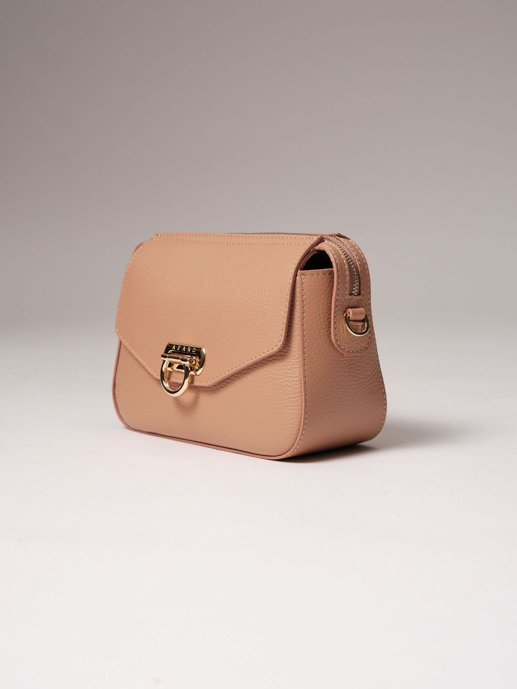 Сумка через плечо Azaro 3684 бежевая нуга