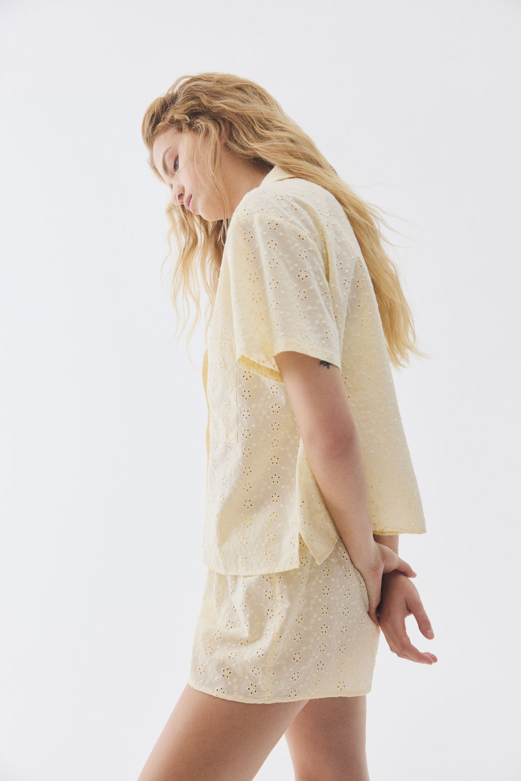 Pijama con bordado ingl?s - H&m фото 7