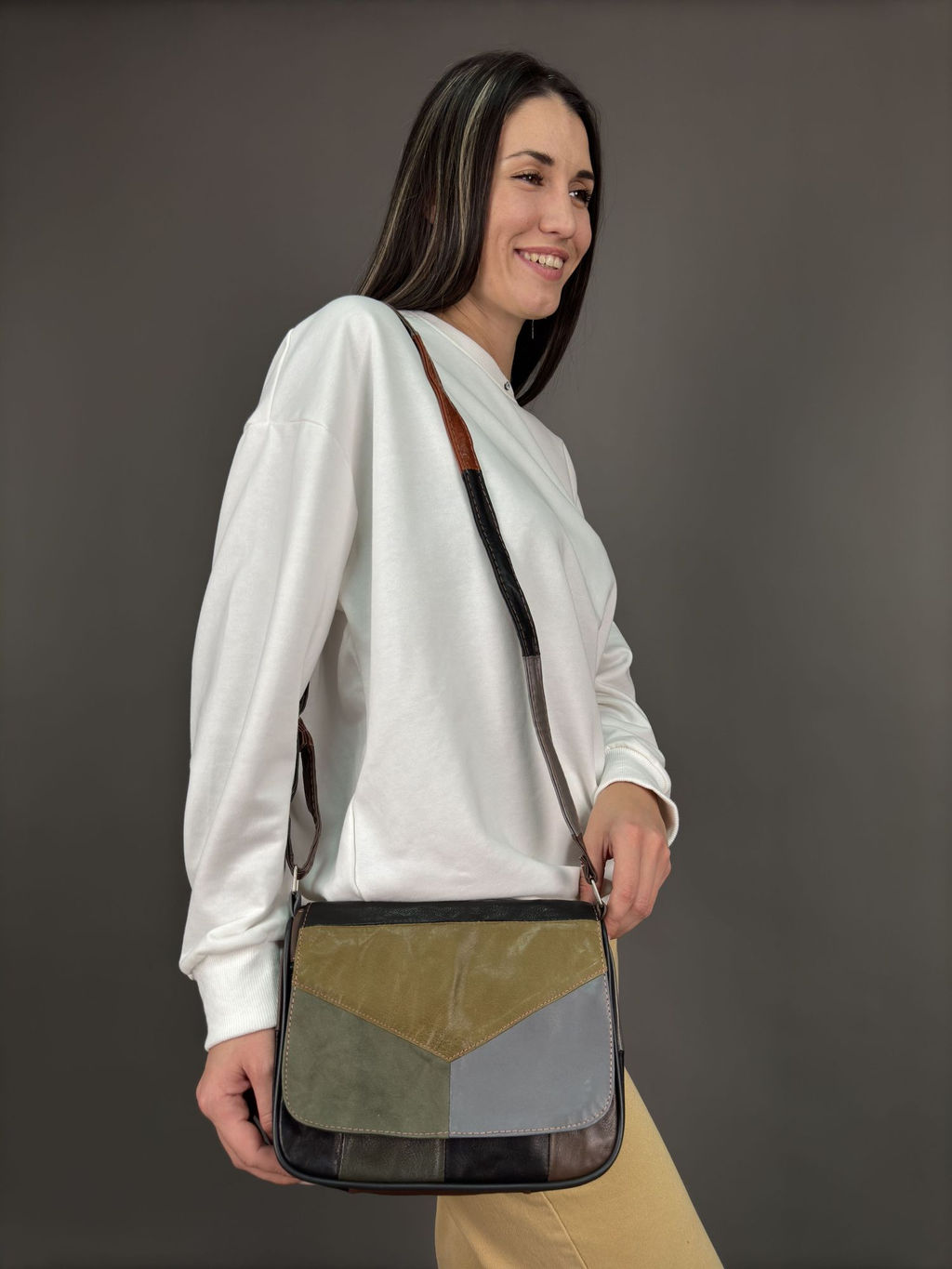 Сумка женская из телячьей кожи