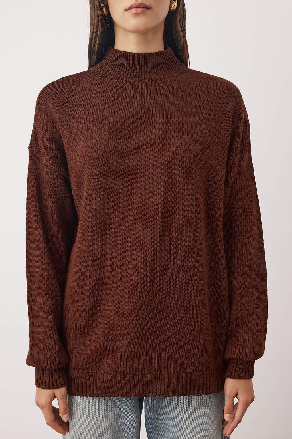 Siyah-Ekru Basic Ikili Paket Triko Kazak TWOAW26KZ00232 - Trendyolmilla фото 25