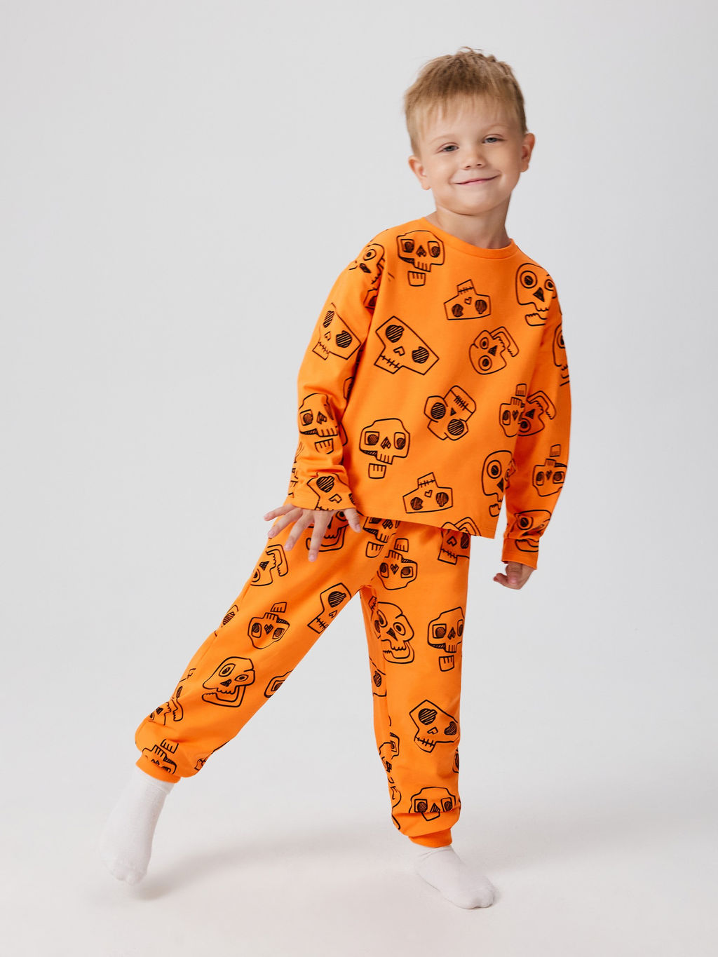 ACOOLA / Пижама детская для мальчиков Ricardio оранжевый