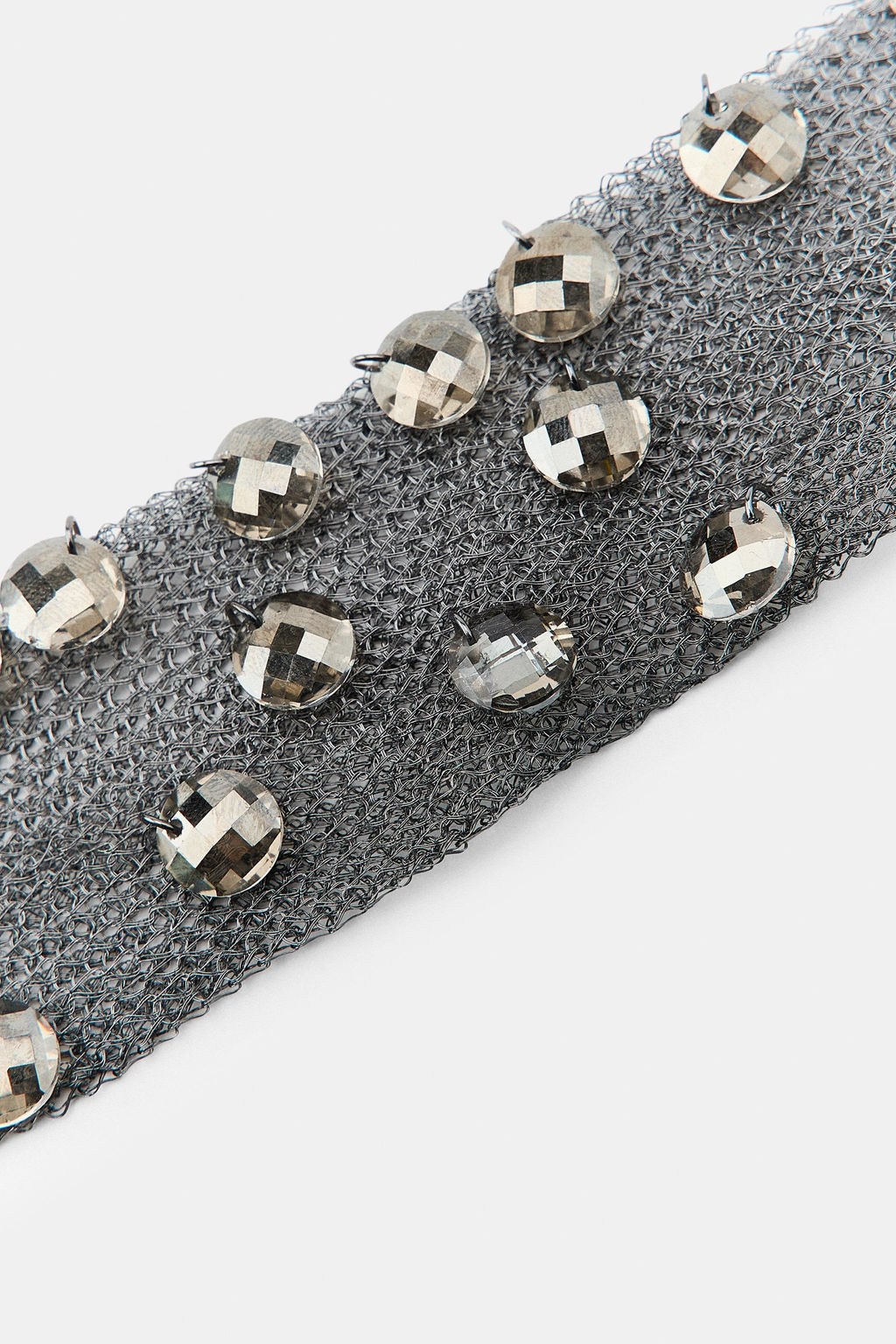 MESH CRYSTAL CHOKER - Zara фото 10