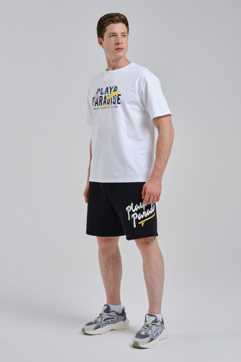 Шорты трикотажные Черный - Anta фото 2