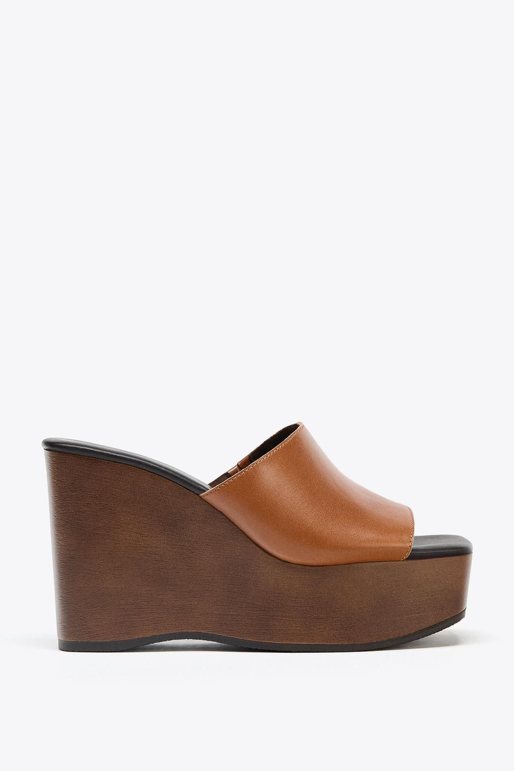 LEATHER WEDGE - Zara фото 6