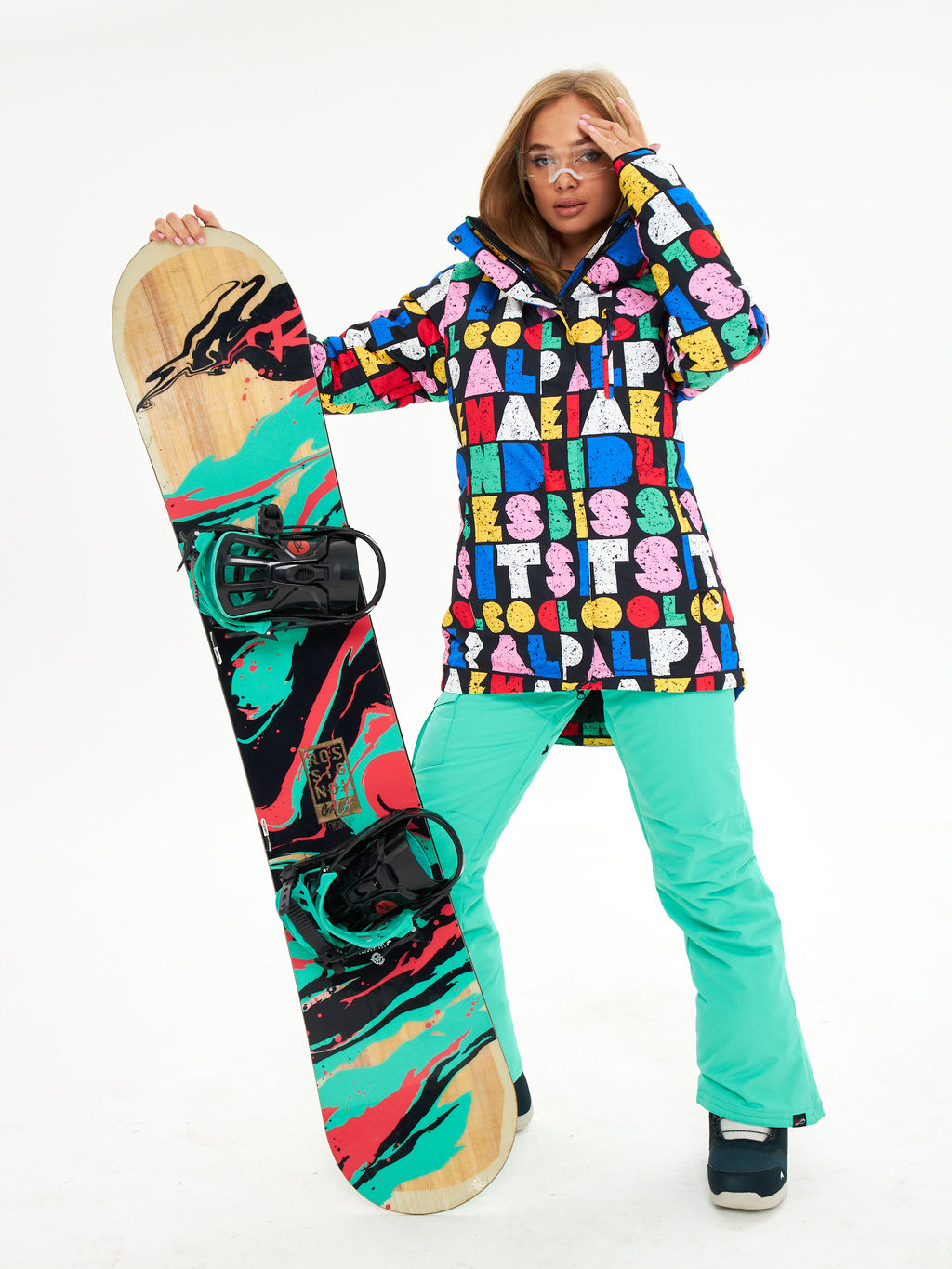 Женская горнолыжная сноубордическая куртка Alpha Endless Ultra Chaleur SNB 423/316_7 Разноцветный  фото 35