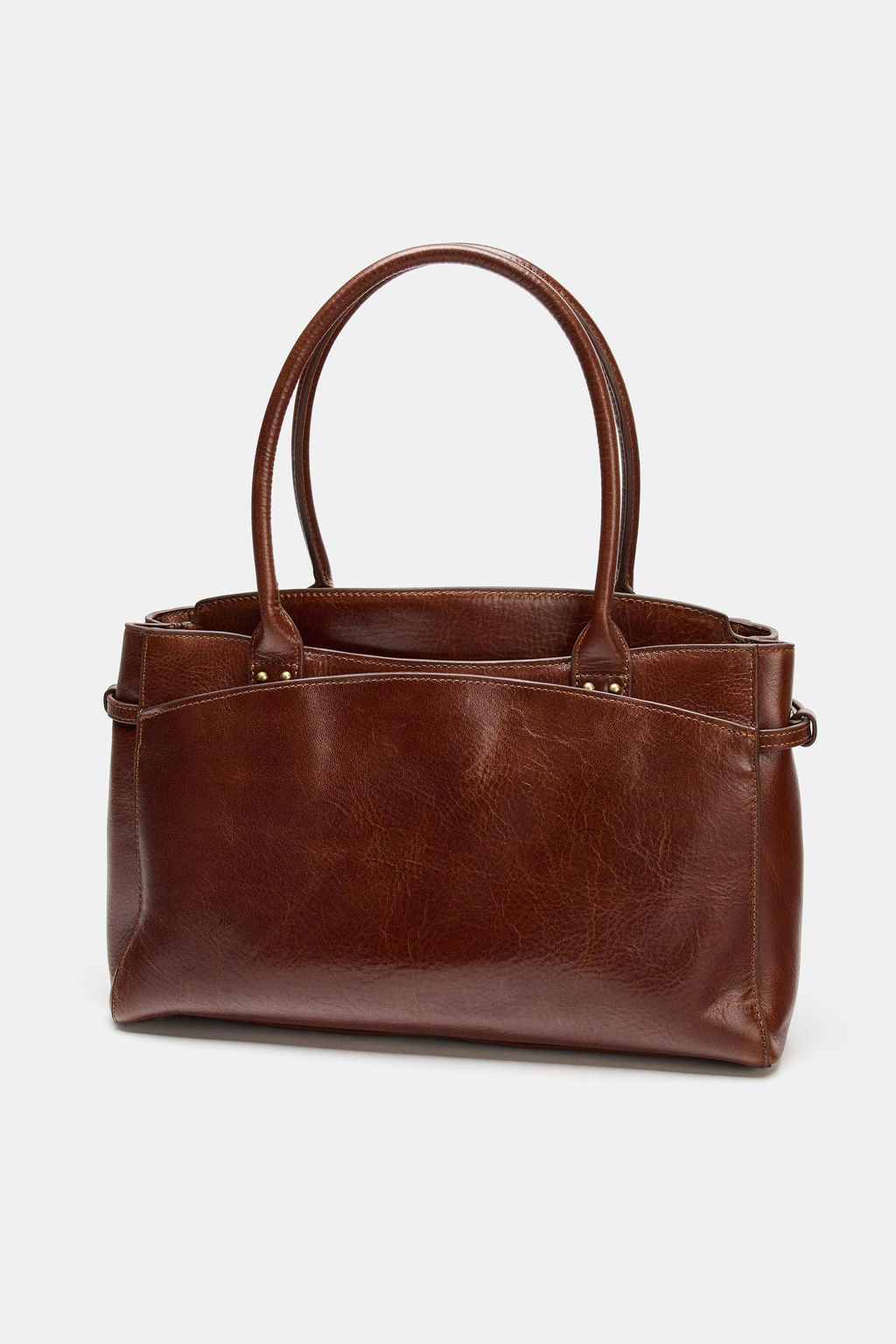 LEATHER CITY BAG - Zara фото 3