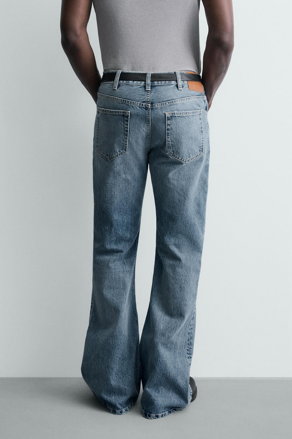 JEANS FLARE FIT / Azul claro - Zara фото 3