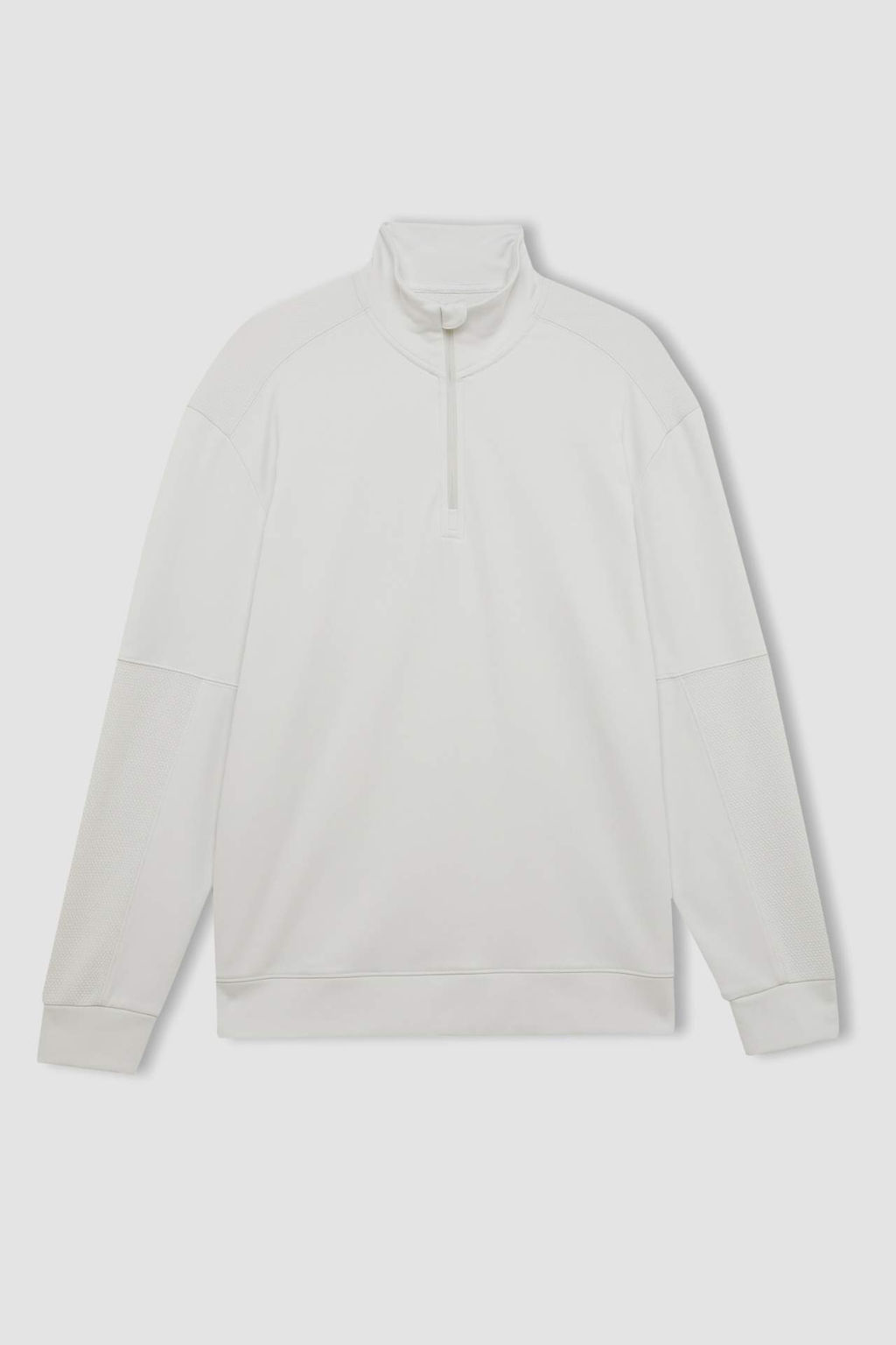 DeFactoFit Standart Fit Dik Yaka Fermuarl? Skuba Dalg?c Kumas Sporcu Sweatshirt  фото 2