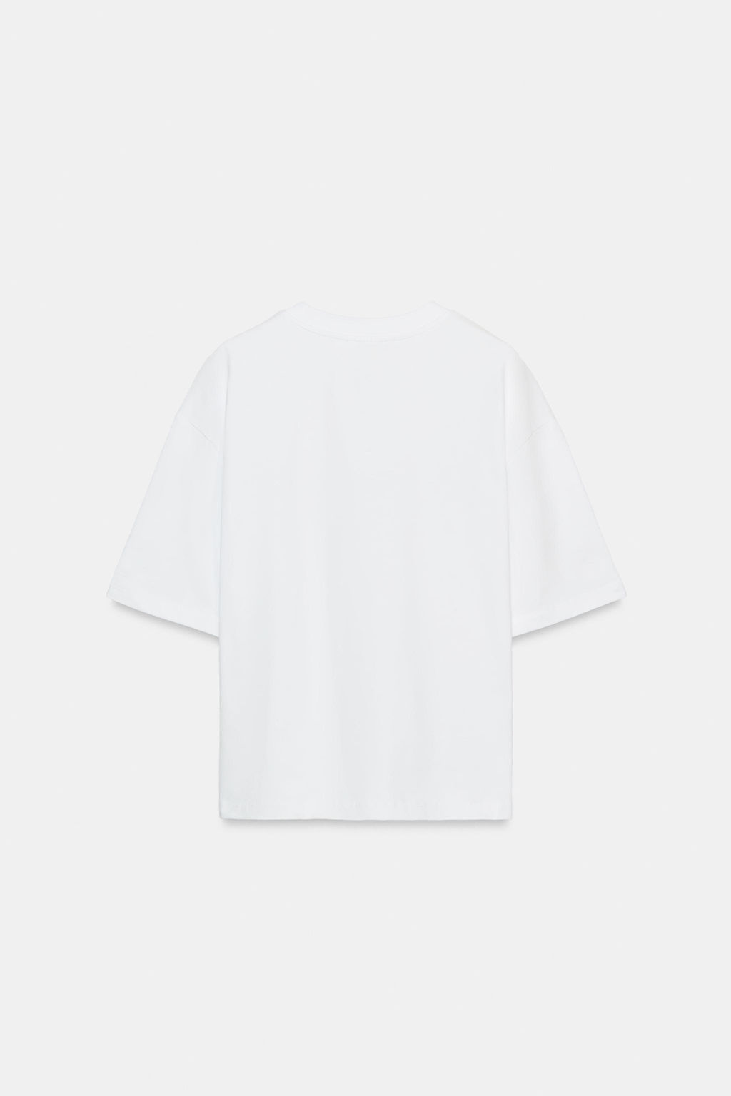 CAMISETA TEXTO DELANTERO / Blanco