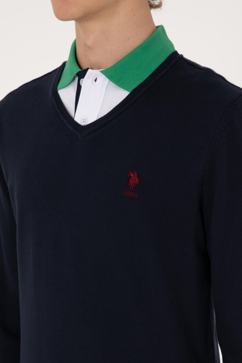 Erkek Lacivert Basic Kazak Sepette S_rpriz _ndirim - U.s. polo assn фото 7