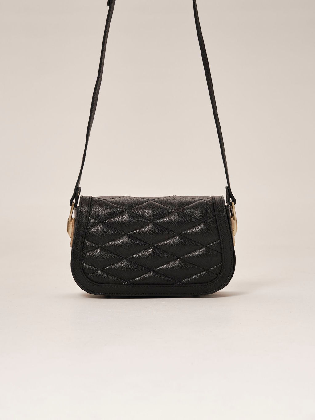 Сумка кожаная на плечо Deboro 30791 черный флот